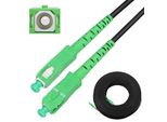 Extralink SC/APC-SC/APC Patchcord Rotondo, Monomodale, Simplex, G.657A2, 150 M