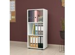 Libreria 'Vara' Con 3 Ripiani 108 X 49 X 30 Cm Bianco