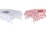 Tovaglia E Tovaglioli Dkd Home Decor 150 X 150 X 0,5 Cm Blu Rosa (2 Pezzi)