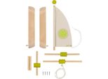 Set Di Costruzioni Per Catamarani In Legno Goki, 11 Pezzi.
