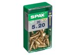 Set Di 20 Viti In Acciaio A Testa Svasata Pozidriv Spax, Diam.5 Mm X L.20 Mm