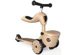 Scoot & Ride Highwaykick 1 Lifestyle 2W1 Pilota E Vacanze Con Borsa Chiusa 1-5 Anni Leopardo
