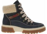 Rieker X8638-14 Stivali Da Donna, Sintetici, Blu Scuro, Fodera Calda, Plantare Estraibile - Scarpe Da Donna Stivaletti / Stivali Alla Moda, Blu, Altezza Tacco: 10 Mm