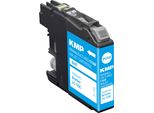 Kmp Printtechnik Ag 1525,4003 Kmp Patrone Brother LC-123C 600 S. Cyan Remanufactured