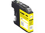 Kmp Printtechnik Ag 1525,4009 Kmp Patrone Brother LC-123Y 600 S. Yellow Remanufactured