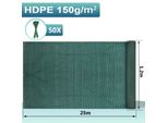 Swanew Schermo Di Privacy Del Balcone Schermo Di Recinzione Schermo Di Tennis 1.2X25M Schermo Di Privacy Hdpe Rete Di Recinzione Tessuto Ombreggiante Frangivento Verde