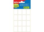 Etichette Apli 19X27 Mm/96 Pz. Bianco 6 Fogli