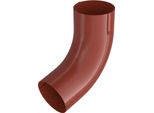 Bryza Gomito Per Acqua Piovana 72° Zincato Ø 100 Mm, Rosso Mattone Ral 8004