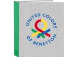 Raccoglitore Ad Anelli Benetton Pop Grey A4 (27 X 33 X 6 Cm)