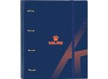 Raccoglitore Ad Anelli Kelme Blu Navy Arancione Blu Navy (27 X 32 X 3,5 Cm)