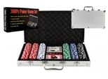 Set Da Poker 300Pz + Carte + Dadi In Valigetta Di Alluminio