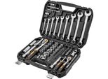 Neo Tools Chiave A Bussola 1/2", 1/4" 82 Pezzi, Crv; Per Avvitare E Svitare; Punte Phillips, Esagono; Custodia; Inserti A Cricchetto