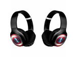 Ert - Cuffie Stereo Senza Fili Con Microfono Di Capitan America Marvel