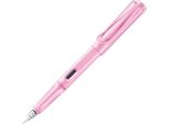 Lamy 1237239 Lamy Safari Origin PatronenfüLler Lightrose M (Mittel)