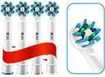Bmk Testine Per Spazzolini Oral-B, 4 Pezzi - Compatibili Con Oral-B EB50 Cross Action