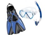 Mares Aquazone Set X One Marea Set Da Snorkeling Blu Eu 35-38 Blu Eu 35-38