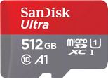 Sandisk SDSQUAC-512G-GN6FA, 512 Gb, Microsdxc, Classe 10, UHS-I, 150 Mb/S, Sicurezza Magnetica, Resistente Agli Urti
