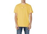 Tommy Hilfiger Jeans T-Shirt Uomo Cotone Giallo GR75950 - Taglia: Xs