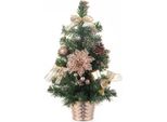 Albero Magichome Natale, Decorato, Bronzo, 40 Cm