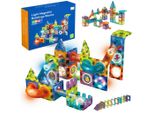 Blocchi Da Costruzione Magnetici 75 Pezzi - Giocattoli Magnetici Per Costruire, Stem Per Bambini E Bambine 3 4 5 6 7 8 Anni, Blocchi Da Costruzione Magnetici