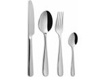 Set Di Posate Comas Chef 24 Pezzi, Posate Da Tavola, Acciaio Inossidabile 18/10, Color Argento, 0706