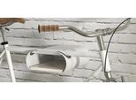 Maclean MC-466 Portabiciclette A Parete Portabiciclette A Parete Orizzontale Portabiciclette A Parete Carico Massimo 25 Kg, Universale, Ripiano In Legno Incorporato