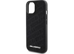 Karl Lagerfeld Klhcp15Spqkpmk Custodia Rigida Per Iphone 15 / 14 / 13 6.1 Czarny/Nero Trapuntata Modello K