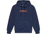 Felpa Con Cappuccio Element Wave Blue M Uomo Blue M