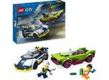 Lego Lego® City 60415 Inseguimento D'auto Con Auto Della Polizia E Auto Muscolare 60415