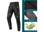 Rockbros Pantaloncini Da Ciclismo Funzionali, Antivento E Traspiranti, Taglia 4XL Pantaloncini Da Corsa, Pantaloncini Da Ciclismo Lunghi