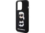 Karl Lagerfeld Klhcp15Xsdhkcnk Iphone 15 Pro Max 6.7 Czarny/Black Silicone Karl&Choupette Head