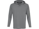 Felpa Con Cappuccio Ccm Premium Training A Manica Lunga Per Adulti, Colore: Grigio Scuro Screziato, Taglia: S