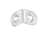 Set Di 40 Connettori Angolari 20X20 Mm | Connettori A L In Legno | Staffe Angolari A 90 Gradi Per Mobili, Armadi - Staffe In Ferro Perforate | 40 Staffe Per Mobili - Staffe In Metallo | Staffe Per Sedie | Staffe Per Pannelli Perforate