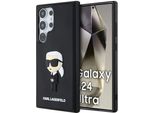 Karl Lagerfeld Klhcs24L3Drkink S24 Ultra S928 Czarny/Nero Custodia Rigida 3D In Gomma Ikonik