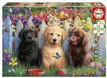Educa - Puzzle Per Bambini Da 100 Pezzi Con Cani Adorabili. Dimensioni: 40 X 28 Cm. Consigliato Per Bambini Di Età Superiore Ai 6 Anni (19994) Educa