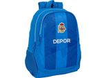 Zaino Scuola R. C. Deportivo De La CoruñA Blu 32 X 44 X 16 Cm