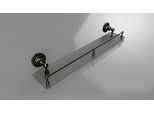 Mensola Per Bagno Bemeta Retro In Vetro Bronzo Con Sifone