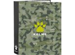 Raccoglitore Ad Anelli Kelme Travel Nero Verde A4 27 X 33 X 6 Cm