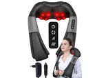 Massaggiatore Cervicale Maltec Collo, Schiena, Corpo Intero, Massaggiatore, Shiatsu, Cintura Di Massaggio, Riscaldamento E Vibrazione, Sollievo Dal Dolore, Massaggiatore Cervicale Muscolare