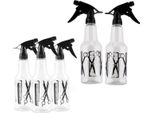 Set Di 5 Flaconi Spray Parrucchiere 500Ml Spruzzatore A Mano Per Capelli Nebulizzatore Flacone Spray Per Piante Pompa Bottiglia Riutilizzabile Nebulizzatore Acqua Flacone Spray Piante Vuoto