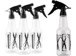 4 Pezzi Bottiglia Spray Parrucchiere - 500Ml Spruzzatore A Mano Per Capelli - Atomizzatore Bottiglia Spray Per Piante Bottiglia Pompa Riutilizzabile Nebulizzatore Bottiglia Acqua Bottiglia Spray Pianta Bottiglia Spray Vuoto