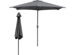 Ombrellone Ø3,5 M Ombrellone Da Giardino Ombrellone Da Terrazza Ombrellone A Braccio Ombrellone Da Mercato Ombrellone Da Spiaggia - Grigio