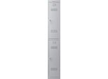 Phoenix Locker Armadietto Grigio PL1230GGK, 2 Armadietti 30,0 X 50,0 X 183,0 Cm