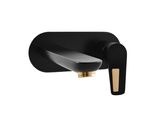 SlezáK-Rav SlezáK Rav CO335CMATZ Miscelatore Da Incasso Per Lavabo Nero Opaco/Oro Colore: Nero Opaco/Oro