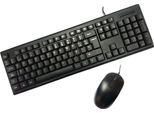 Tastiera Con Mouse Coolbox Black Qwerty Spanish