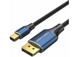 Displayport 1.4 8K Vention Hcflh/ Displayport Maschio - Mini Displayport Maschio/ 2 M/ Cavo Convertitore Nero E Blu