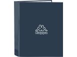 Raccoglitore Ad Anelli Kappa Dark Navy Blu Navy A4 27 X 33 X 6 Cm