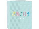 Raccoglitore Ad Anelli Blackfit8 Enjoy Verde A4 27 X 33 X 6 Cm