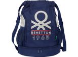 Zaino Per Bambini Benetton Varsity Grey Navy Blue 35 X 40 X 1 Cm