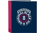 Raccoglitore Ad Anelli Blackfit8 Blu Navy A4 27 X 33 X 6 Cm